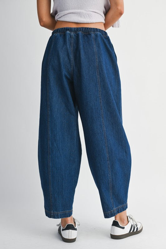 Denim Barrel Jean