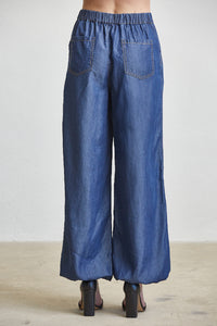 Light Denim Balloon Pants