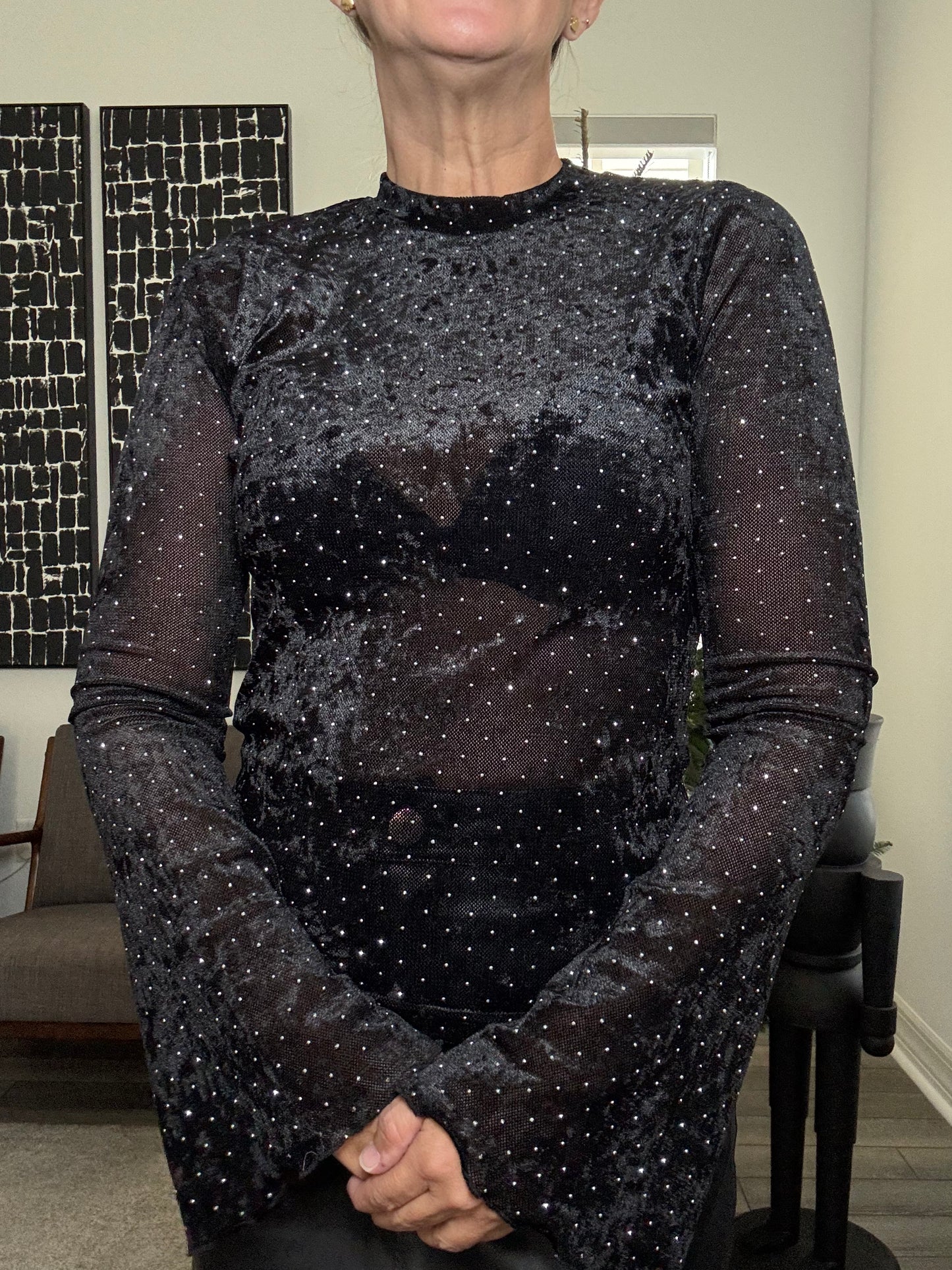 Luisa Velvet Top
