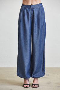 Light Denim Balloon Pants