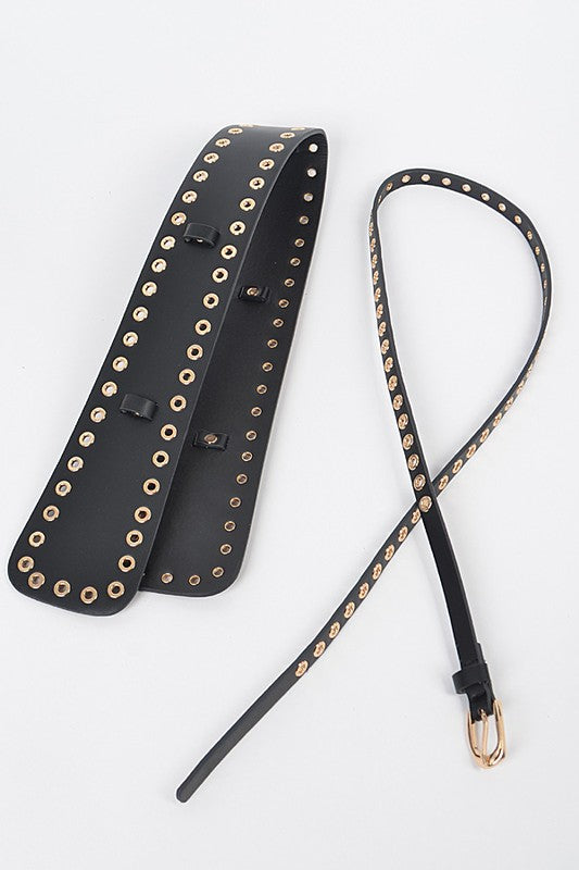 Belt- Full Eyelet Wide