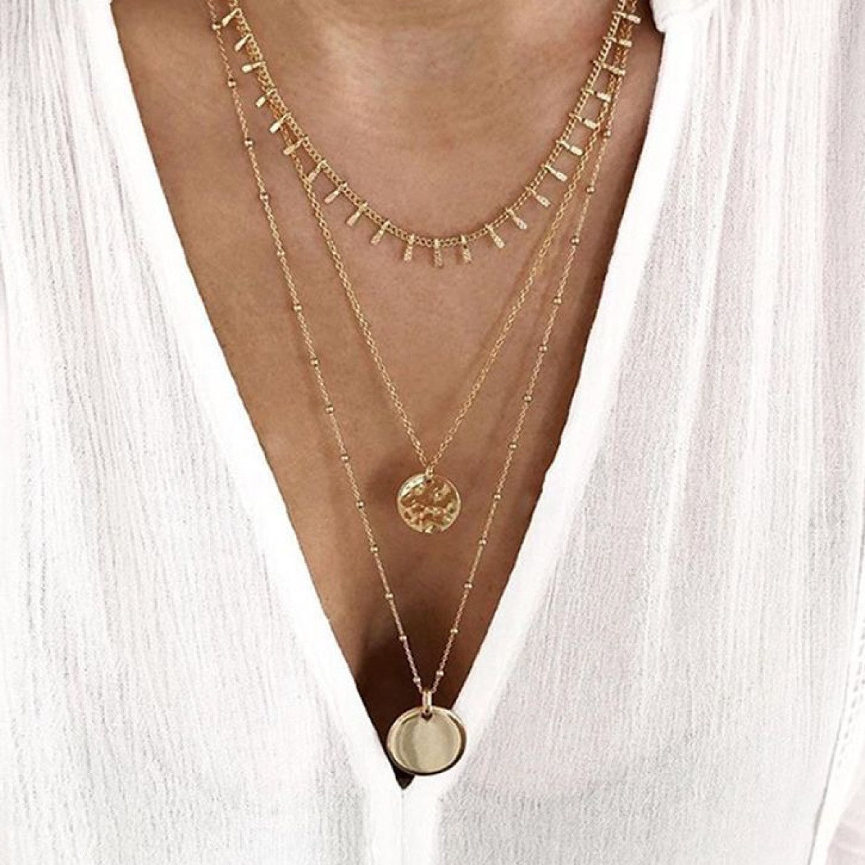 Sol Multi Chain Necklace