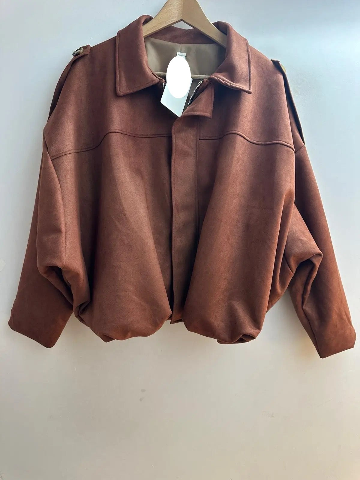 Suede Bomber Jacket