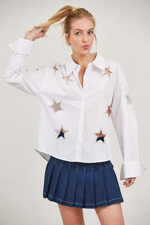 Star Rhinestone Top