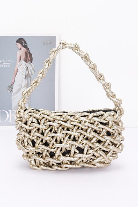 Metallic String Bag