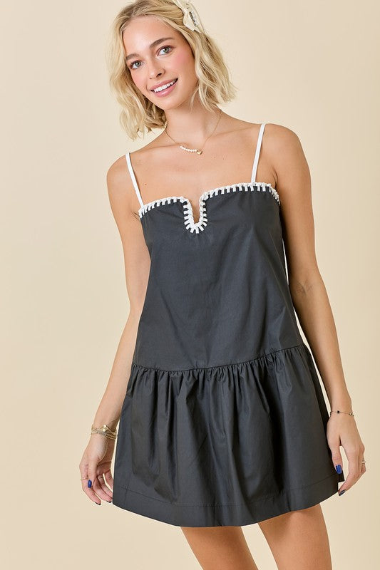 Poplin Mini dress