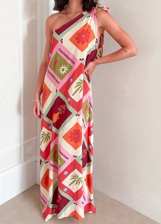 Aitana One Shoulder Dress