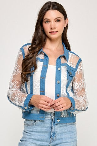 Lace/Denim Jacket