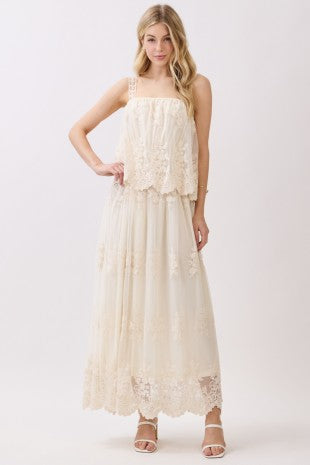 Embroidered Lace Dress