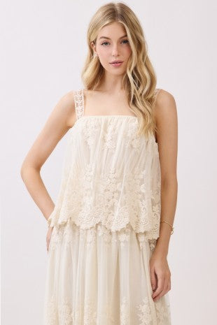 Embroidered Lace Dress