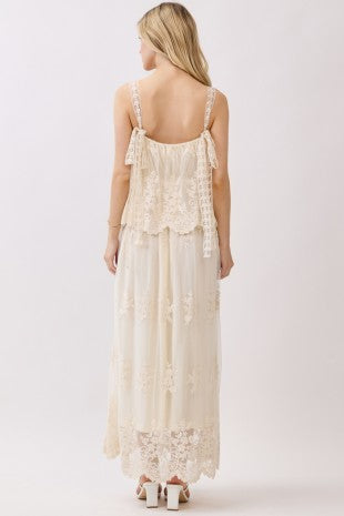 Embroidered Lace Dress