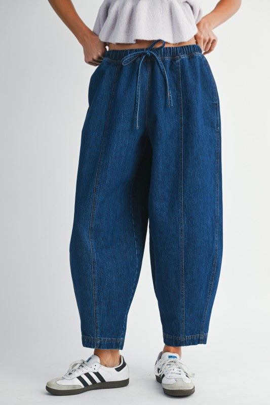 Denim Barrel Jean