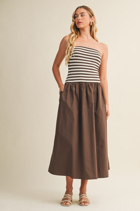 Striped Tube Dress