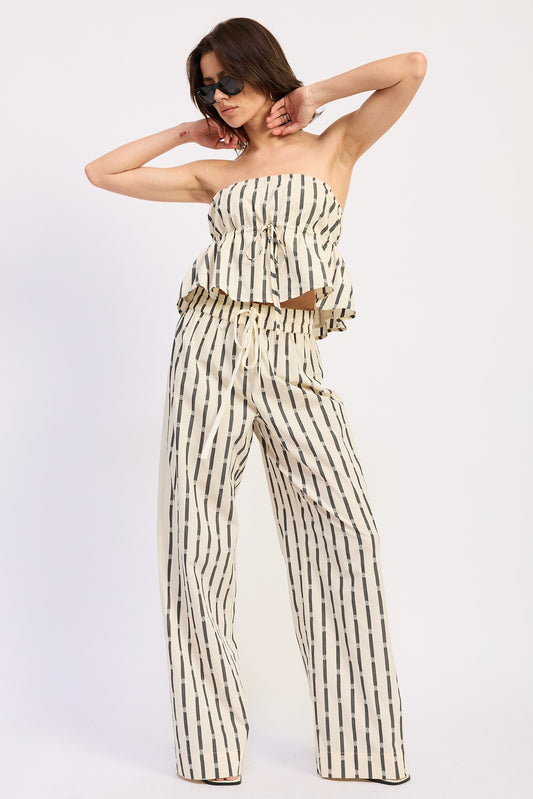 Striped Two Piece Set