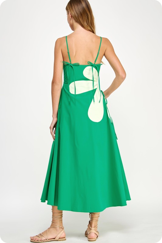 Side Cut-Out midi dress