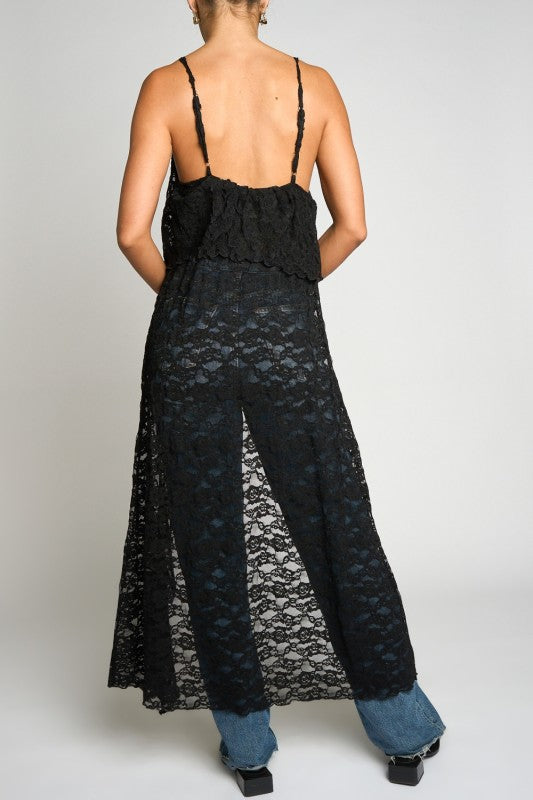 Lace Hi-Low Cami Top