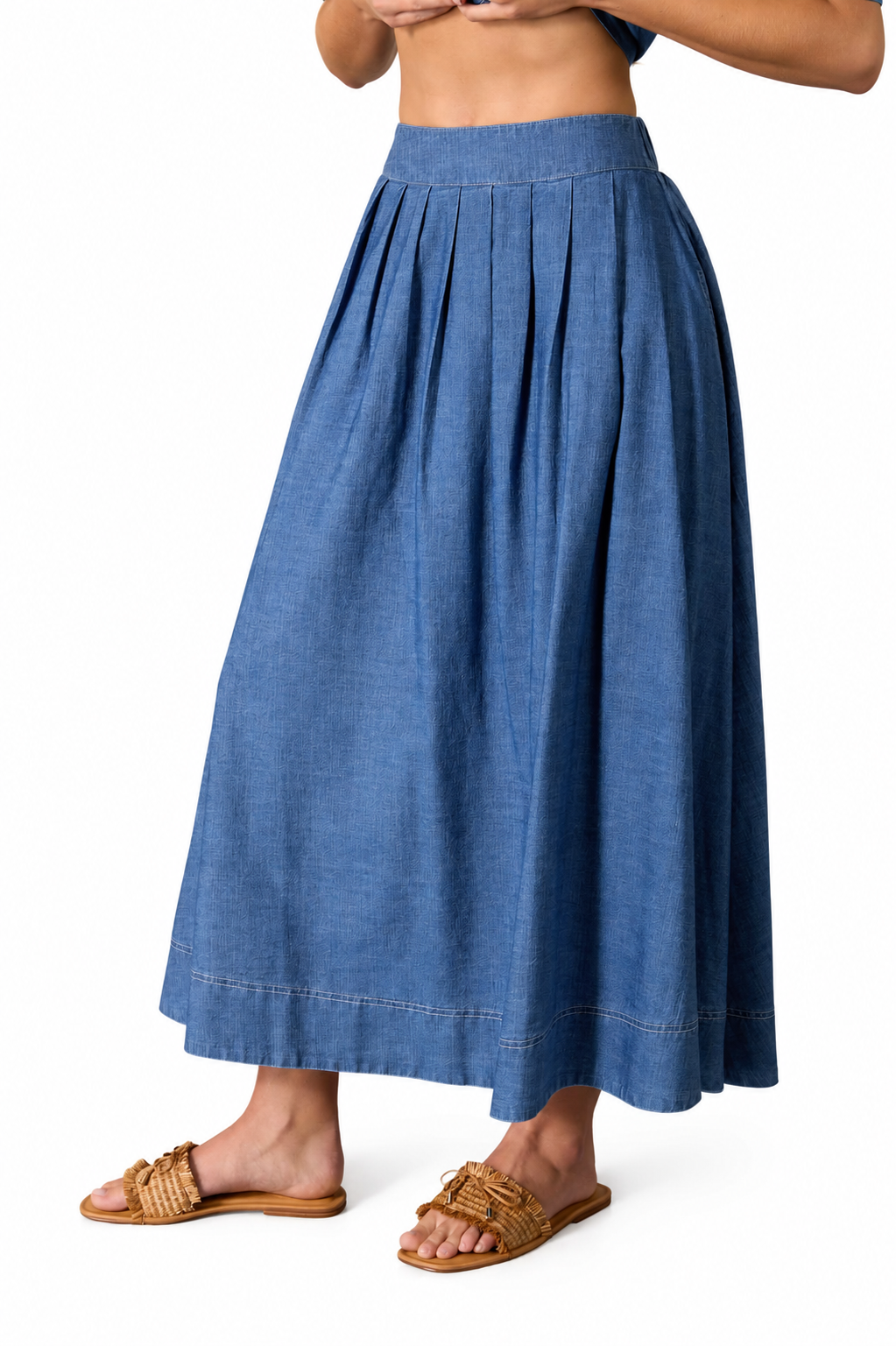 Top & Skirt Denim Set