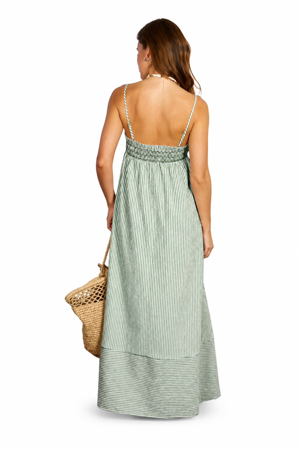 Striped Tunic Maxi Dress