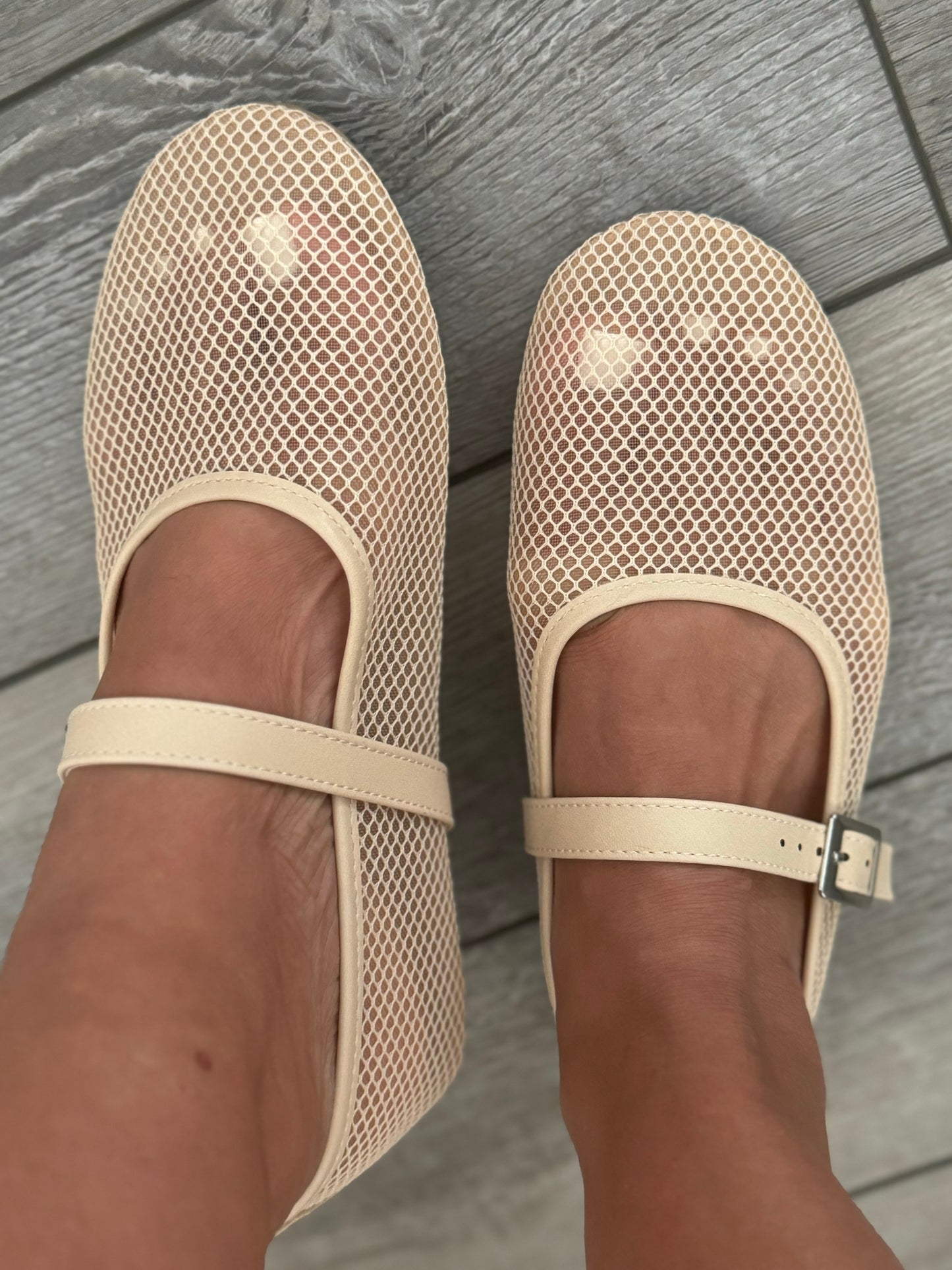 Mesh Ballet Flats