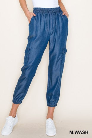 Elastic Jogger with Pockets